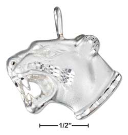 
Sterling Silver DC Side View Cougar Head Charm
