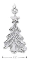 
Sterling Silver Christmas Tree With Star 
