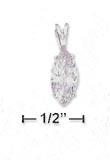 
Sterling Silver 7x12 Marquise Clear CZ Pe
