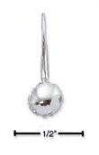 
Sterling Silver 8mm Ball On Euro-Wire Ear
