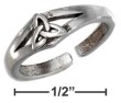 
Sterling Silver Antiqued Trinity Knot Toe
