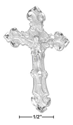 
Sterling Silver Large DC Roman Crucifix Charm
