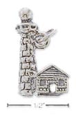 
Sterling Silver Lighthouse With Cottage C
