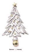 
Sterling Silver Two-Tone Christmas Tree C
