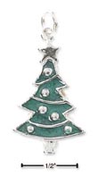 
Sterling Silver Enameled Christmas Tree C
