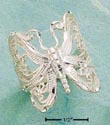
Sterling Silver New Large B-Fly Filigree 
