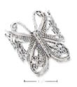 
Sterling Silver Large Butterfly Filigree 
