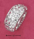 
Sterling Silver Multi Clear Oval CZ Band 

