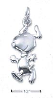 
Sterling Silver Peanuts Jumping Snoopy Ch
