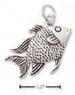 
Sterling Silver Antiqued Detailed Fish Ch
