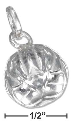 
Sterling Silver High Polish Volleyball Charm
