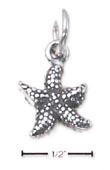 
Sterling Silver Raised Dotted Starfish Ch

