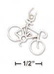 
Sterling Silver High Bicycle Charm Side V
