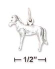 
Sterling Silver Antiqued Standing Pony Ch
