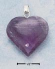 
Sterling Silver Large Amethyst Heart Pend

