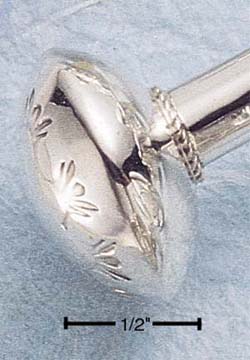 
Sterling Silver Southwest Design Baby Rattle
