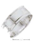 
Sterling Silver 8mm Band Ring With Flat E
