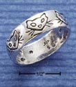 
Sterling Silver 6mm Multiple Kitty Band R
