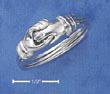 
Sterling Silver Hands and Heart Ring (Ope
