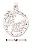 
Sterling Silver Puerto Rico In Circle Cha
