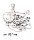 
Sterling Silver Jellyfish Charm (1.25 Inc
