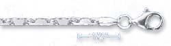 
Sterling Silver Bar 2.5mm - 7 Inch Bracelet
