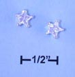 
Sterling Silver Small CZ Star Post Earrin
