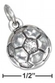 
Sterling Silver Antiqued Soccer Ball Char
