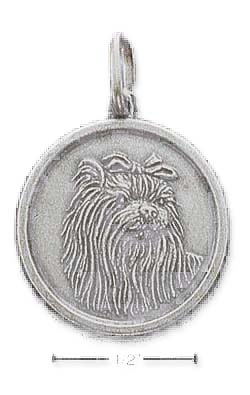 
Sterling Silver Yorkshire Terrier Id Charm
