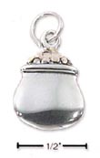 
Sterling Silver Two-Tone Pot Of Gold Char
