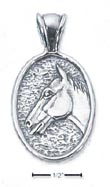 
Sterling Silver Long Oval Horse-head Char
