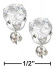 
Sterling Silver 6mm Round CZ Post Earring

