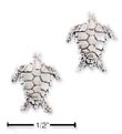 
Sterling Silver Large Turtle Post Earring
