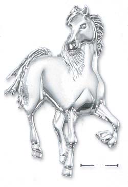 
Sterling Silver Prancing Horse Pin/Pendant
