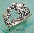 
Sterling Silver Antiqued Horse Family Rin
