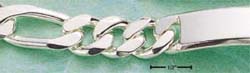 
Sterling Silver 8 Inch Figaro Id Bracelet
