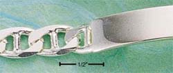 
Sterling Silver 8 Inch Marina Id Bracelet
