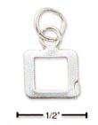 
Sterling Silver Fine Lined Number 0 Charm
