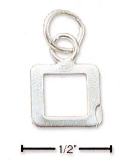 
Sterling Silver Fine Lined Number 0 Charm
