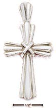 
Sterling Silver Cross With X Center Charm
