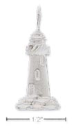 
Sterling Silver Satin/DC Lighthouse Charm
