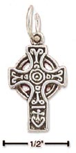 
Sterling Silver Tiny Celtic Cross Pendant
