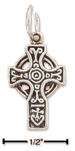 
Sterling Silver Tiny Children Celtic Cross Pendant

