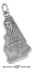 
Sterling Silver New Hampshire State Charm
