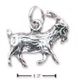 
Sterling Silver Prancing Billy Goat Charm
