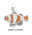 
Sterling Silver Enameled Clown Fish Charm
