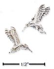 
Sterling Silver Hummingbird Post Earrings
