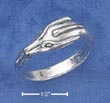 
Sterling Silver Antiqued Dragon Face Ring
