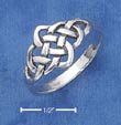 
Sterling Silver Antiqued Celtic Knot Ring
