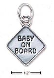 
Sterling Silver Baby On Board Sign Charm

